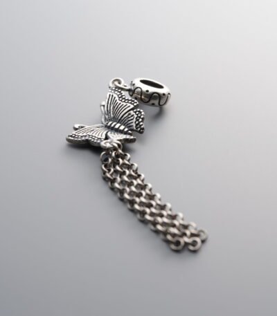 Butterfly Circular Tassel Pendant