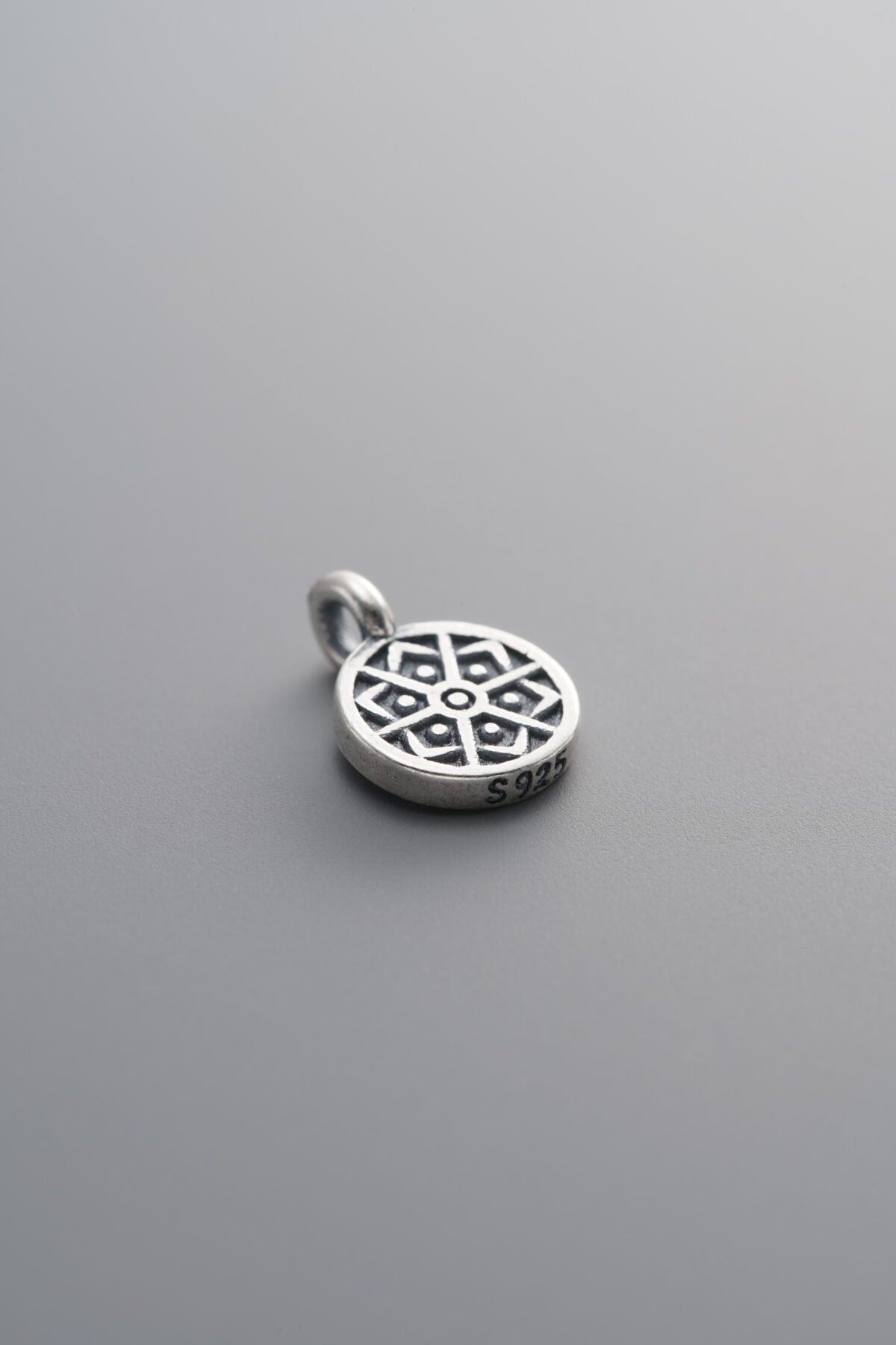 Sun Round Plate Pendant