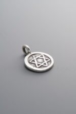 Five-pointed Star Round Plate Pendant