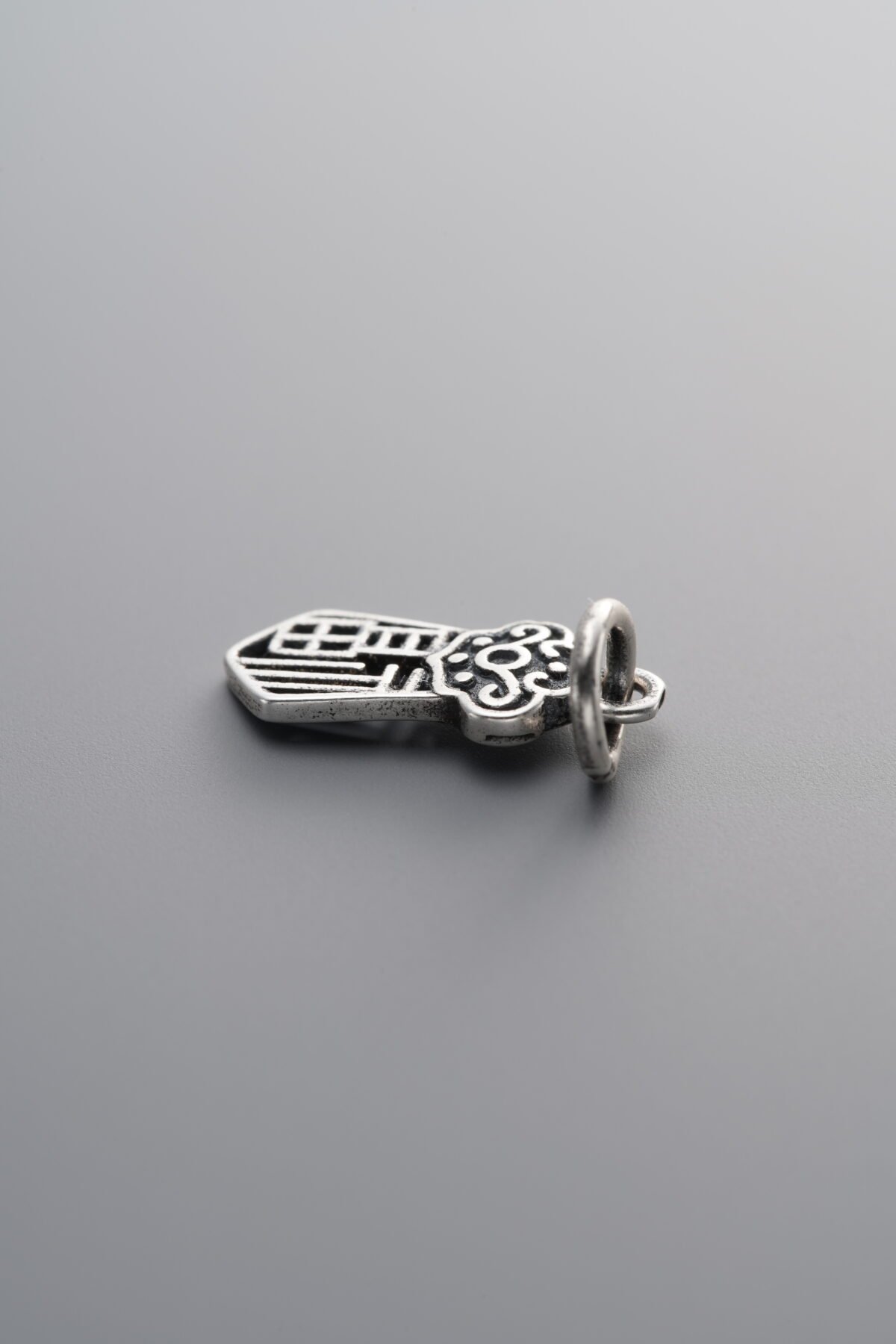 Fu Character Sword-shaped Pendant