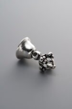 925 Sterling Silver-Antiqued-Vajra Pestle Bell Spacer Bead-17mm - Image 3