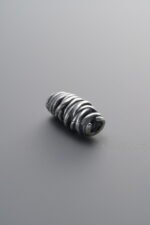 925 Silver-Vintage-Wrapped Barrel Bead-12mm - Image 3