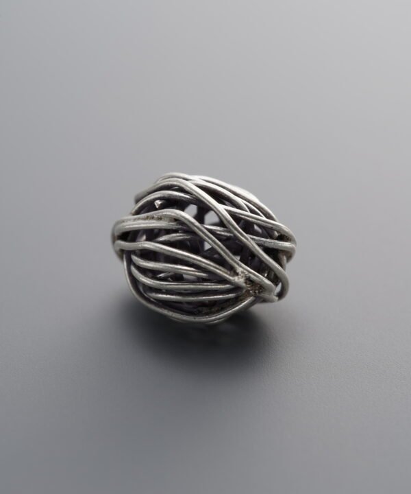 Wrapped Pom-pom Spacer Bead