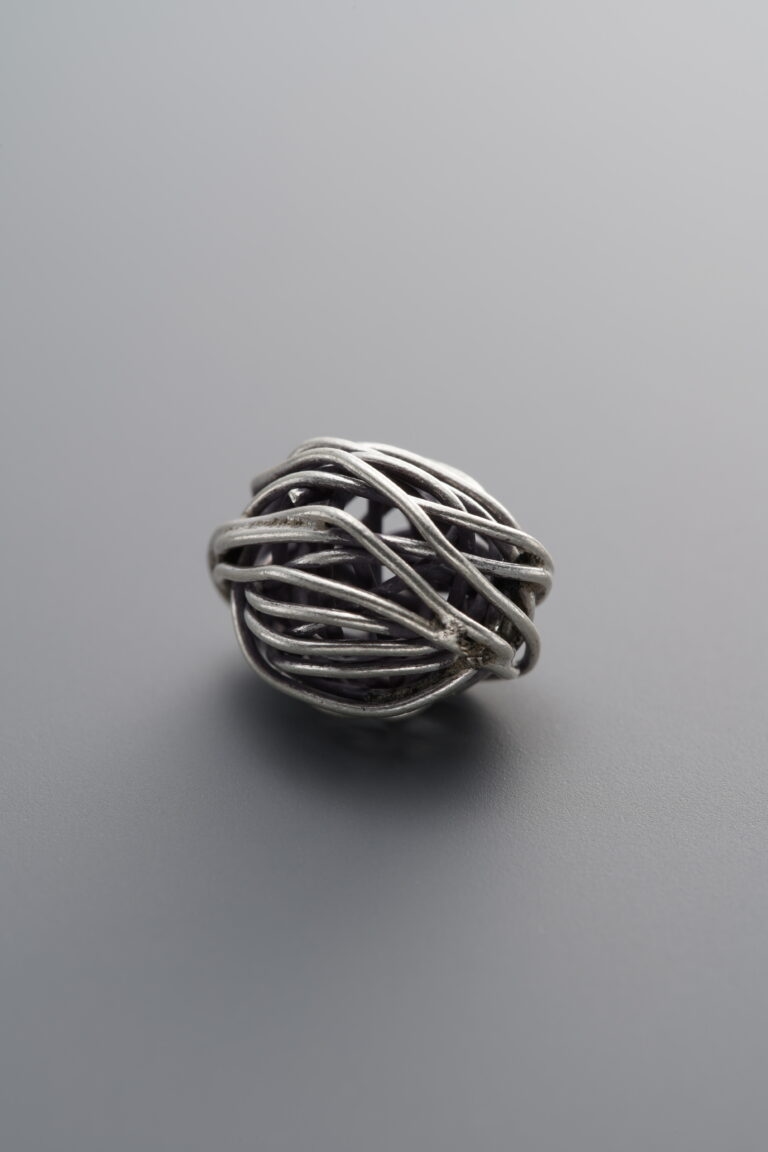 Wrapped Pom-pom Spacer Bead