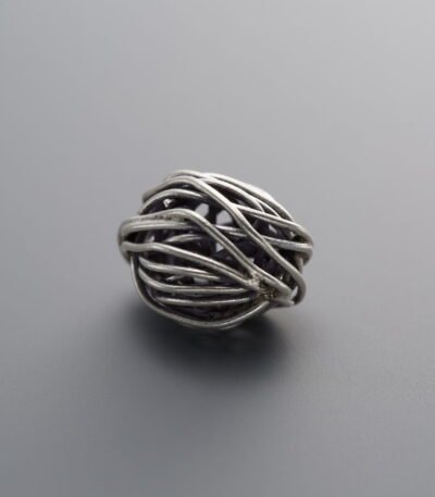 Wrapped Pom-pom Spacer Bead