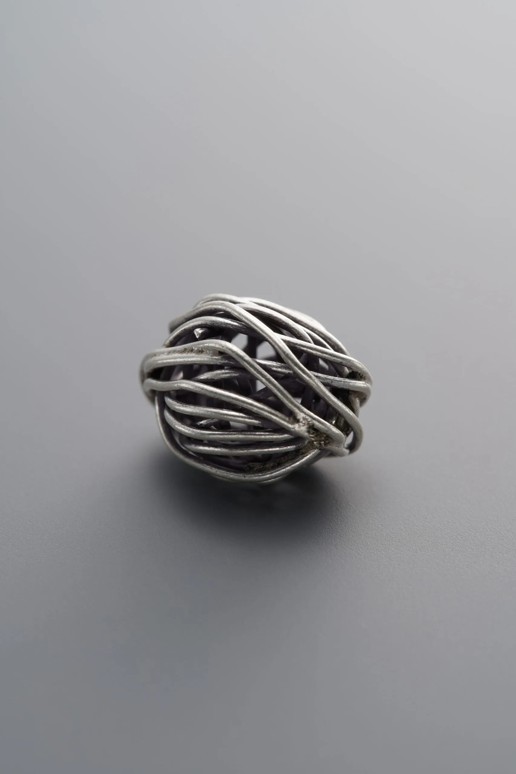 Wrapped Pom-pom Spacer Bead