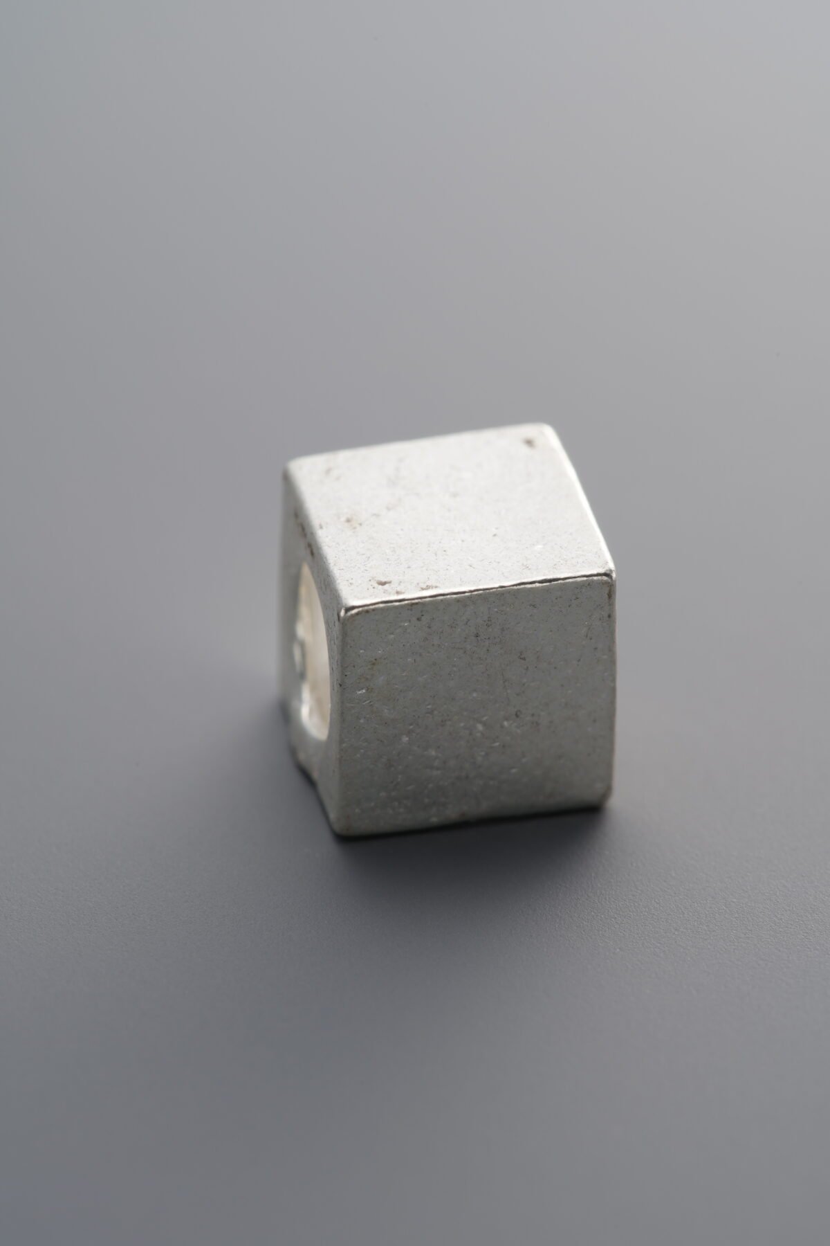 925 Sterling Silver-Bright-Square Spacer Bead-8mm - Image 2