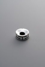 925 Sterling Silver-Antiqued-Endless Knot Spacer Bead-7mm - Image 4