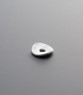 925 Sterling Silver plain lotus leaf spacer bead (6mm) for handmade crystal and stone jewelry designs 4