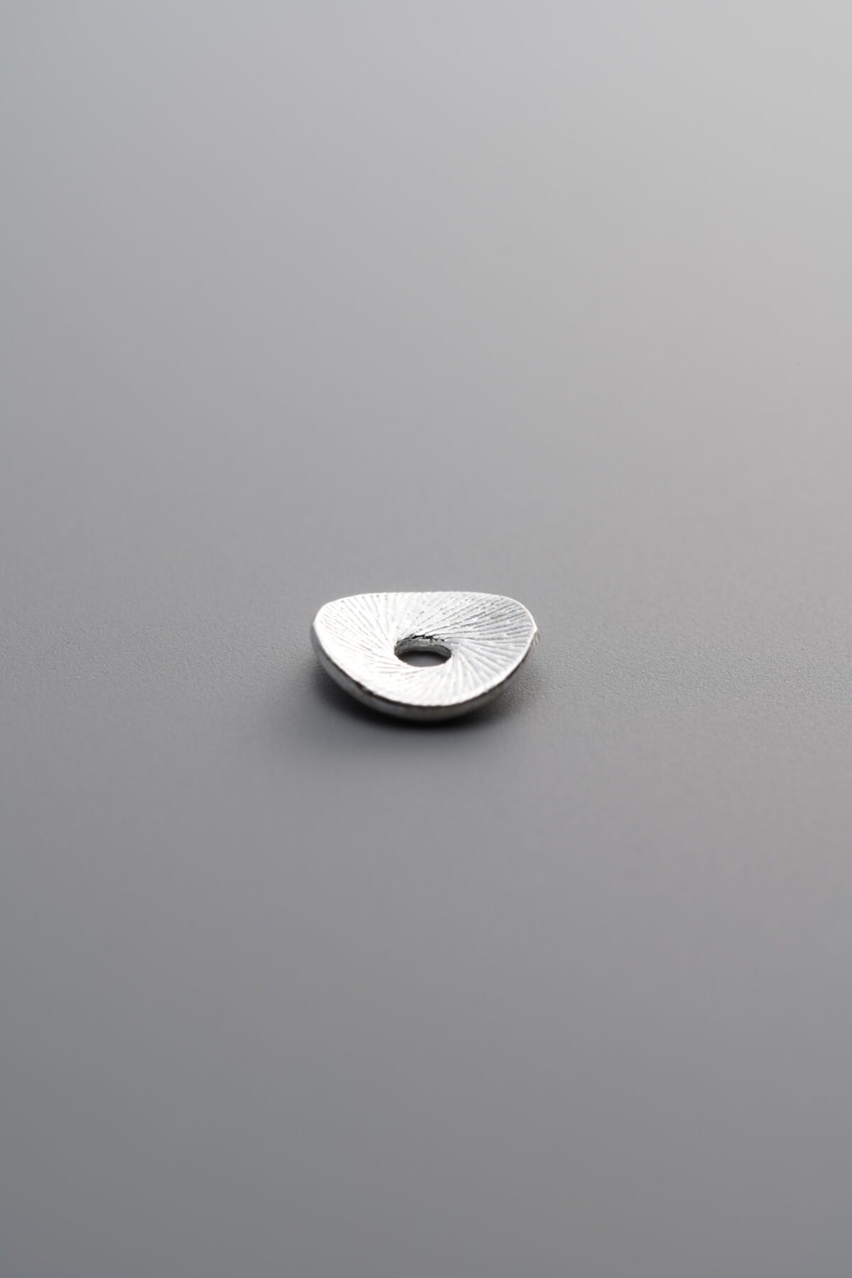 925 Sterling Silver plain lotus leaf spacer bead (6mm) for handmade crystal and stone jewelry designs 2