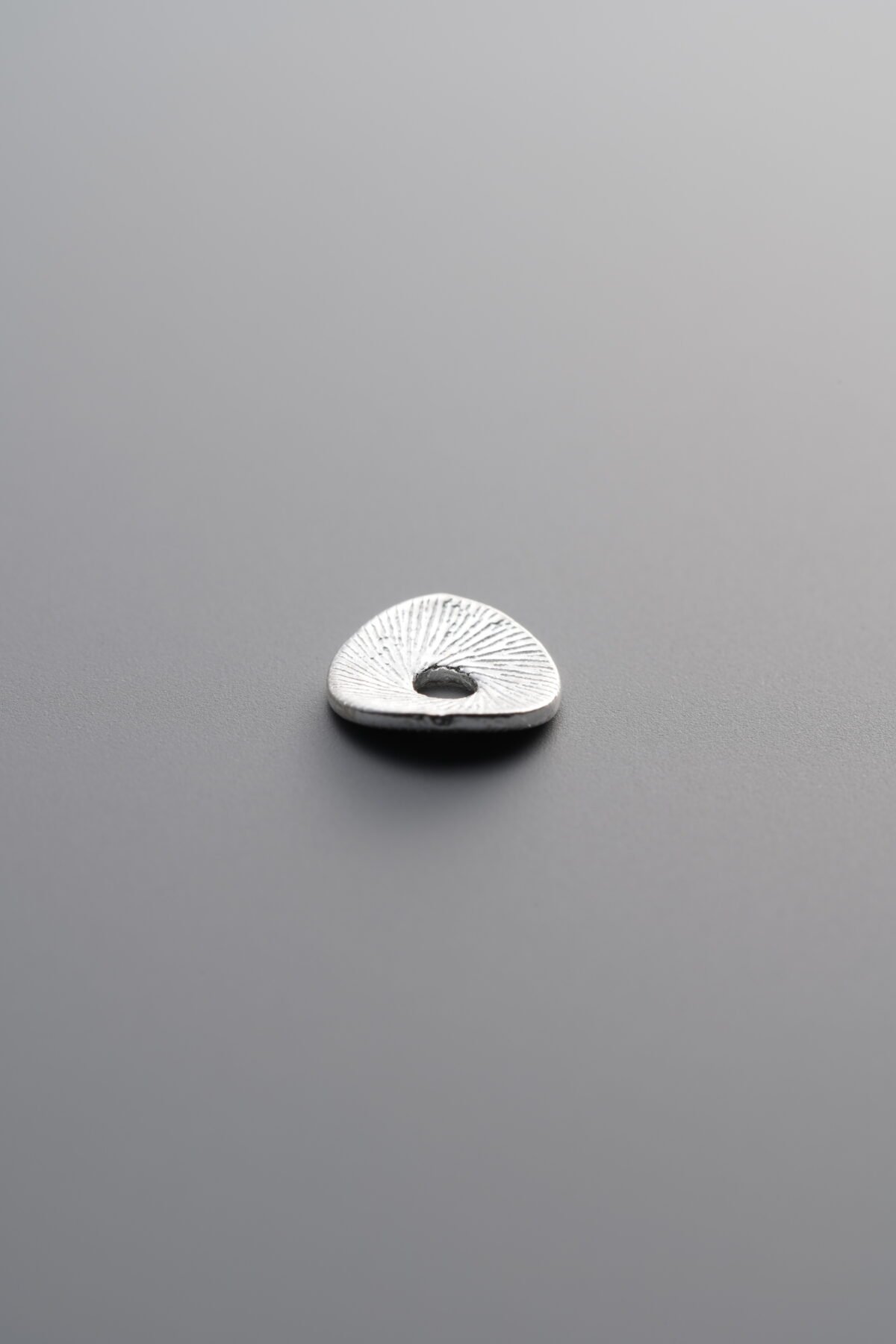 925 Sterling Silver plain lotus leaf spacer bead (6mm) for handmade crystal and stone jewelry designs