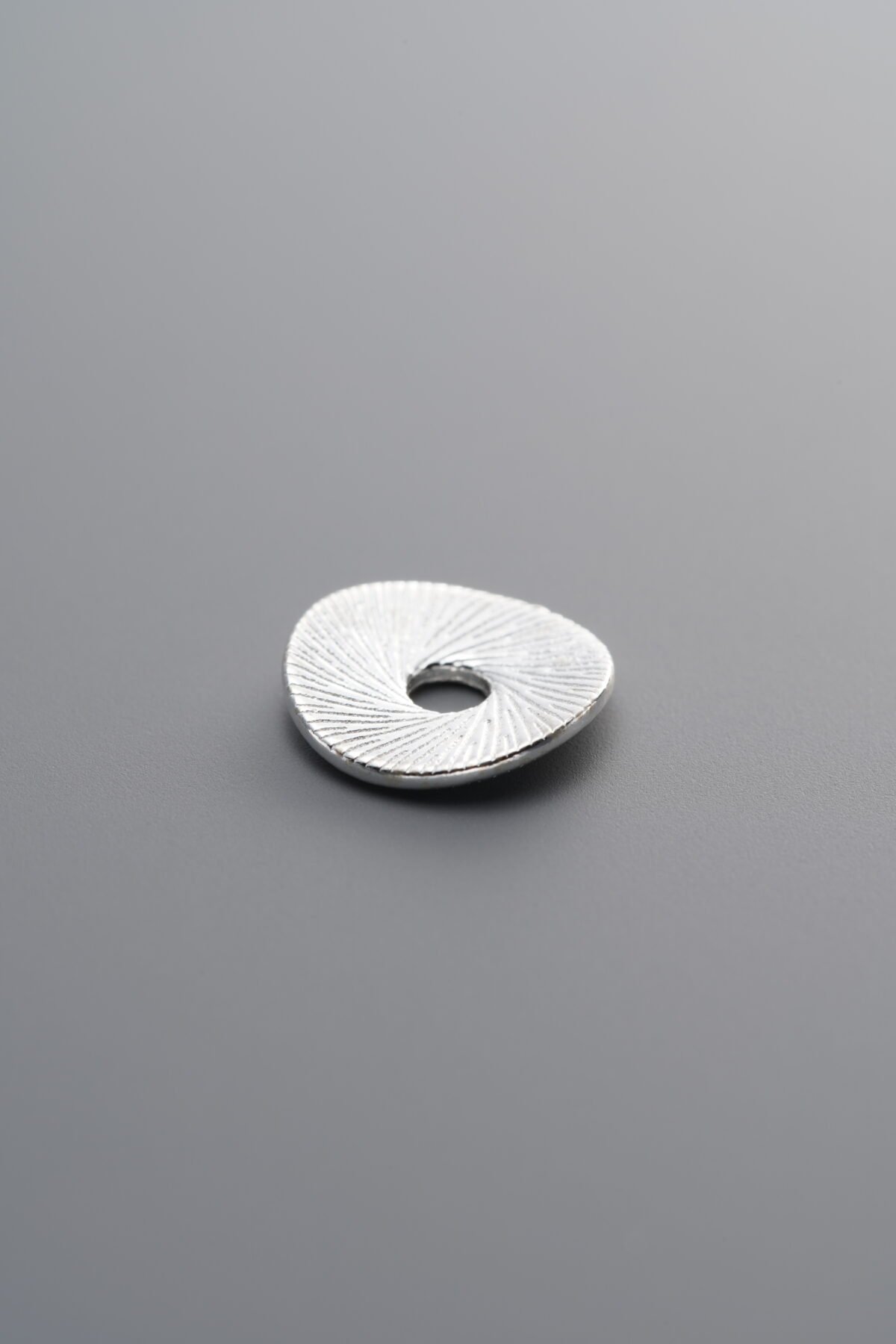 925 Sterling Silver-Bright-Lotus Leaf Spacer Bead-10mm - Image 2
