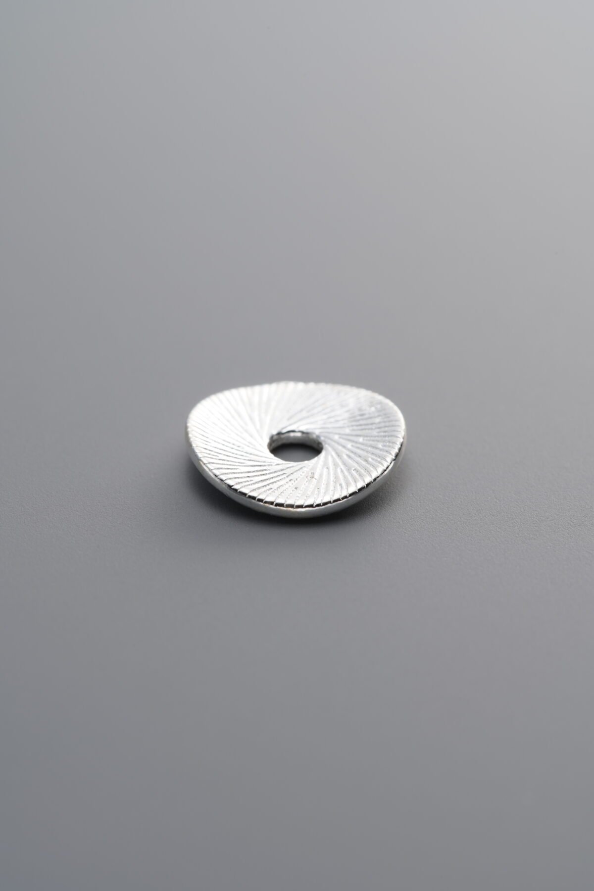 925 Sterling Silver-Bright-Lotus Leaf Spacer Bead-10mm - Image 3