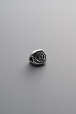 925 Sterling Silver-Antiqued-Circle Triangle Spacer Bead-5mm