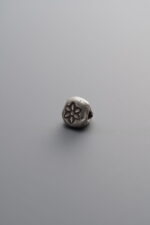 925 Sterling Silver-Antiqued-Patterned Triangle Spacer Bead-4mm
