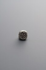 925 Sterling Silver-Antiqued-Patterned Triangle Spacer Bead-4mm - Image 2