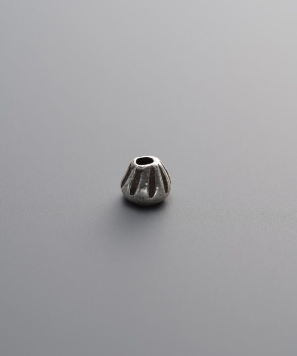 925 Silver-Vintage-Striped Pattern Spacer Bead-4mm