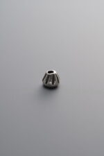 925 Sterling Silver-Antiqued-Striped Pattern Spacer Bead-4mm