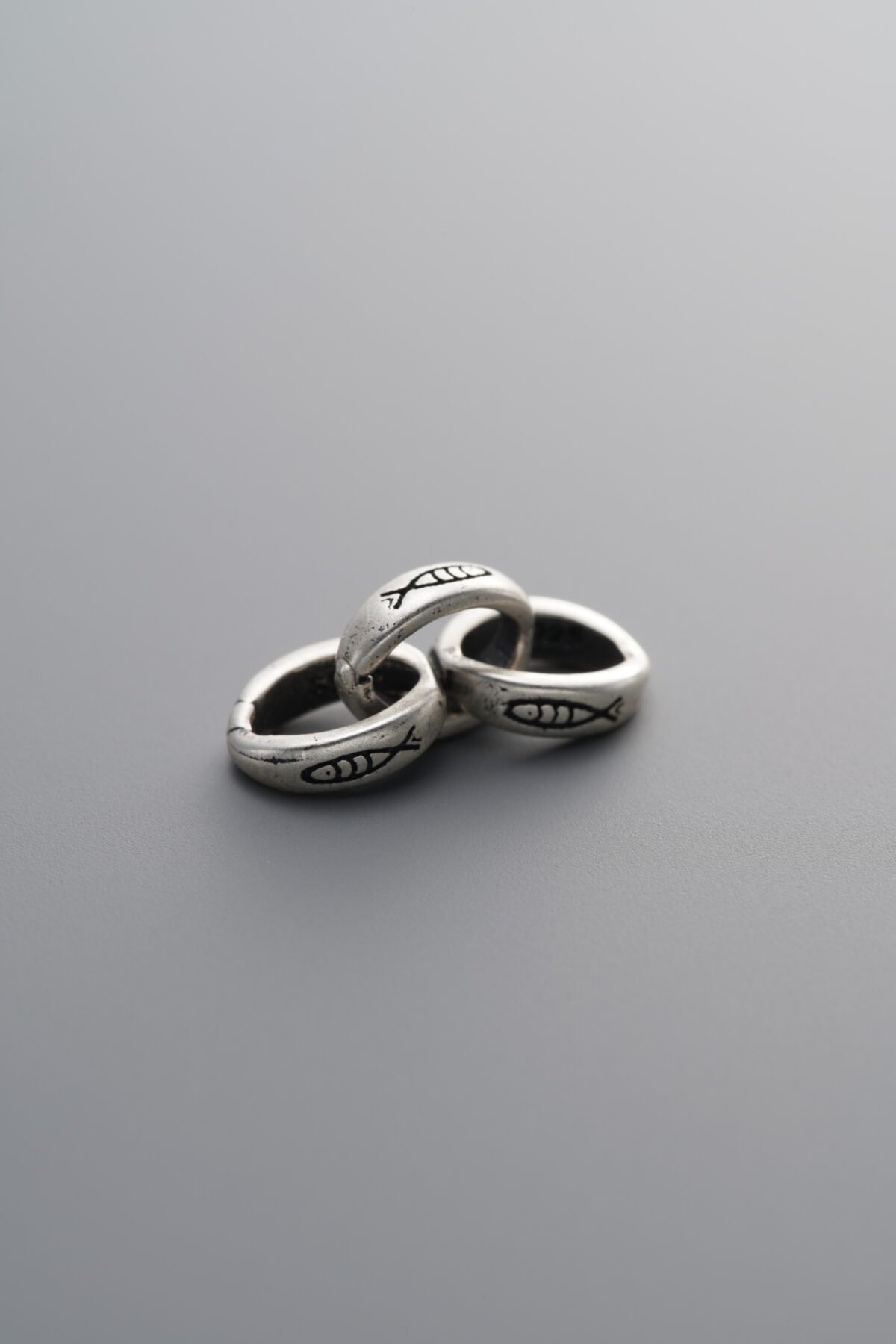Small Fish Three-ring Connector Chain