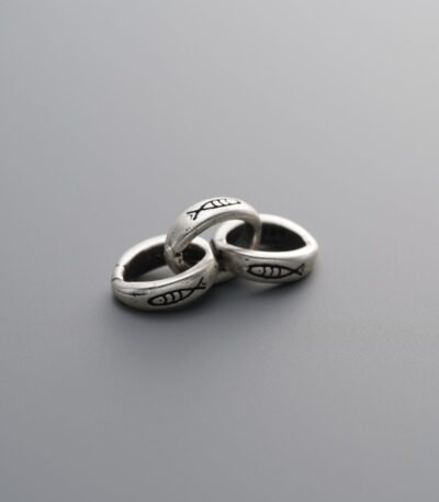 Small Fish Three-ring Connector Chain