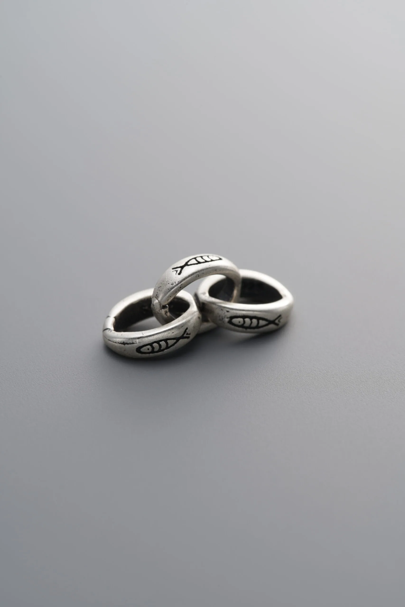 Small Fish Three-ring Connector Chain