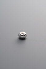 925 Sterling Silver-Bright-Pumpkin Spacer Bead-4mm - Image 2