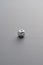 925 Sterling Silver-Bright-Melon-Patterned Spacer Bead-4mm - Image 3