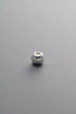 925 Sterling Silver-Bright-Melon-Patterned Spacer Bead-4mm - Image 2