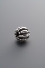 925 Sterling Silver-Antiqued-Melon-Patterned Spacer Bead-8mm