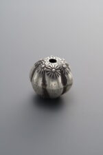 Printed Melon Pattern Spacer Bead