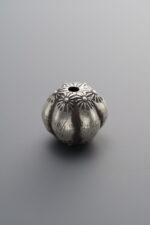 925 Sterling Silver-Antiqued-Printed Melon Pattern Spacer Bead-11mm - Image 2