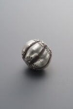 925 Silver-Vintage-Printed Melon Pattern Spacer Bead-11mm