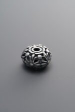 925 Sterling Silver-Antiqued-Cross Spacer Bead-10mm - Image 2