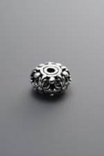 925 Sterling Silver-Antiqued-Cross Spacer Bead-11mm - Image 4