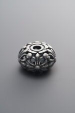 925 Silver-Vintage-Cross Round Bead Spacer-13mm - Image 3