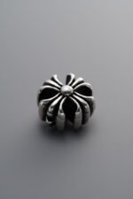 925 Sterling Silver-Antiqued-Cross Spacer Bead-10mm - Image 2