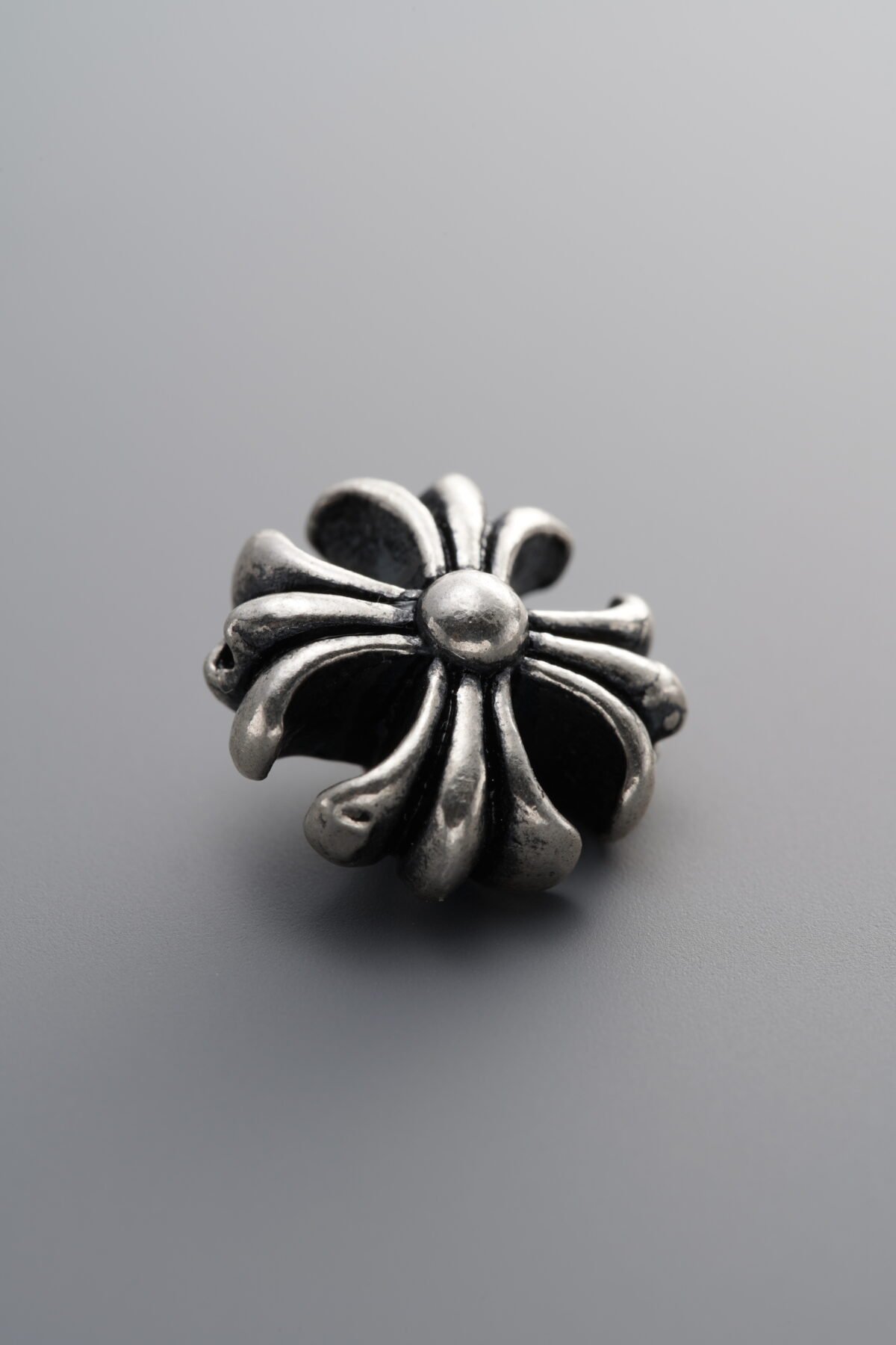 925 Sterling Silver-Antiqued-Cross Spacer Bead-15mm - Image 4