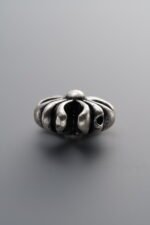 925 Sterling Silver-Antiqued-Cross Spacer Bead-15mm - Image 3