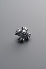 925 Sterling Silver-Antiqued-Cross Openwork Frame Spacer Bead-9mm