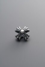 925 Silver-Vintage-Cross-Shaped Openwork Frame Spacer Bead-9mm - Image 4