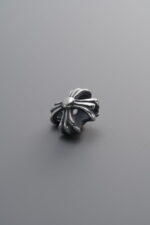 925 Sterling Silver-Antiqued-Cross Openwork Frame Spacer Bead-9mm - Image 2