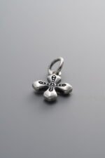 925 Silver-Vintage-Cross Pendant-13mm - Image 2