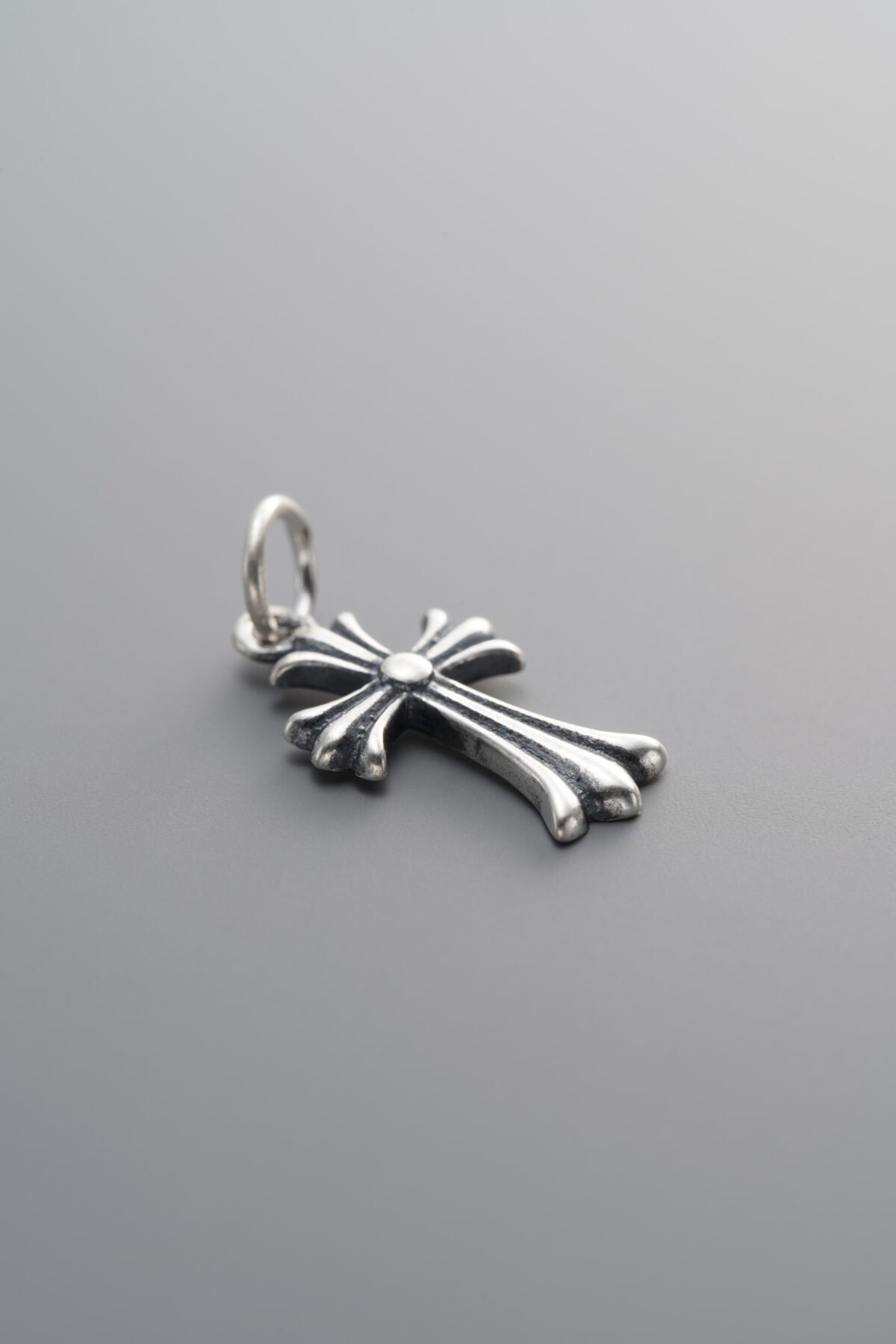 925 Sterling Silver-Antiqued-Cross Pendant-17mm - Image 4