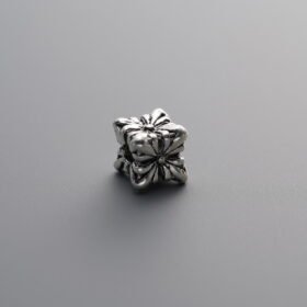 925 Silver-Vintage-Cross Spacer Bead-4mm