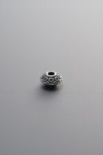 925 Sterling Silver-Antiqued-Saucer Spacer Bead-5mm