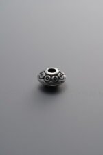 925 Sterling Silver-Antiqued-Rondelle Spacer Bead-7mm - Image 4