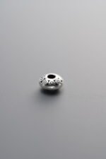 925 Sterling Silver-Antiqued-Rondelle Spacer Bead-5mm