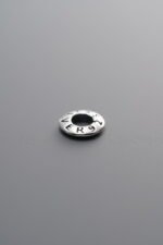 925 Sterling Silver-Antiqued-Coin Bead Spacer Bead-7mm - Image 4