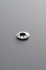 925 Sterling Silver-Antiqued-Coin Bead Spacer Bead-7mm - Image 3