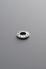 925 Sterling Silver-Antiqued-Coin Bead Spacer Bead-7mm - Image 2